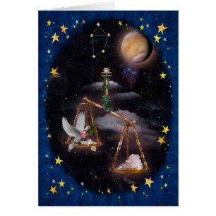 Libra Greeting Card