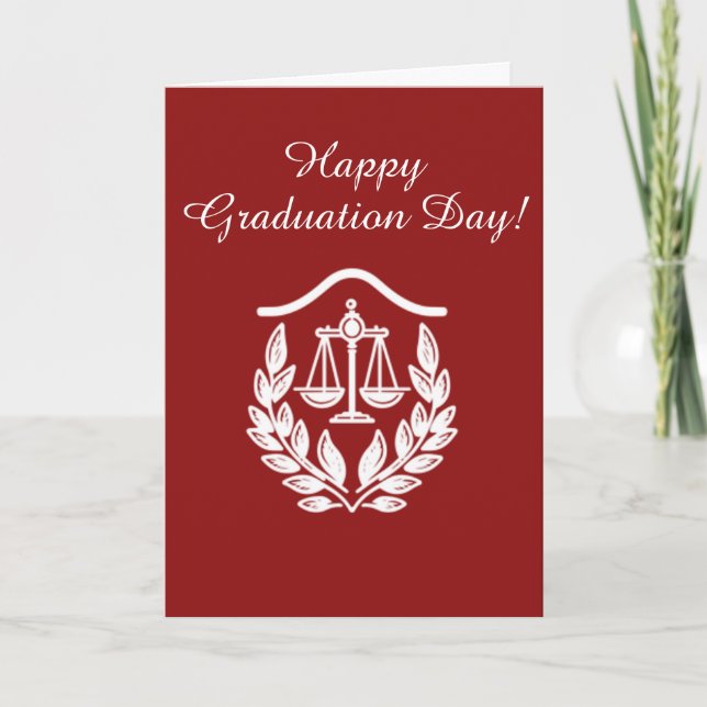 Libra - Happy Graduation Day Card (Front)