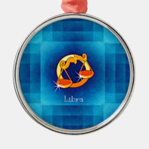 libra horoscope metal tree decoration