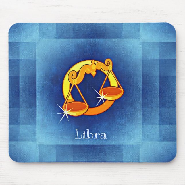 libra horoscope mouse pad (Front)