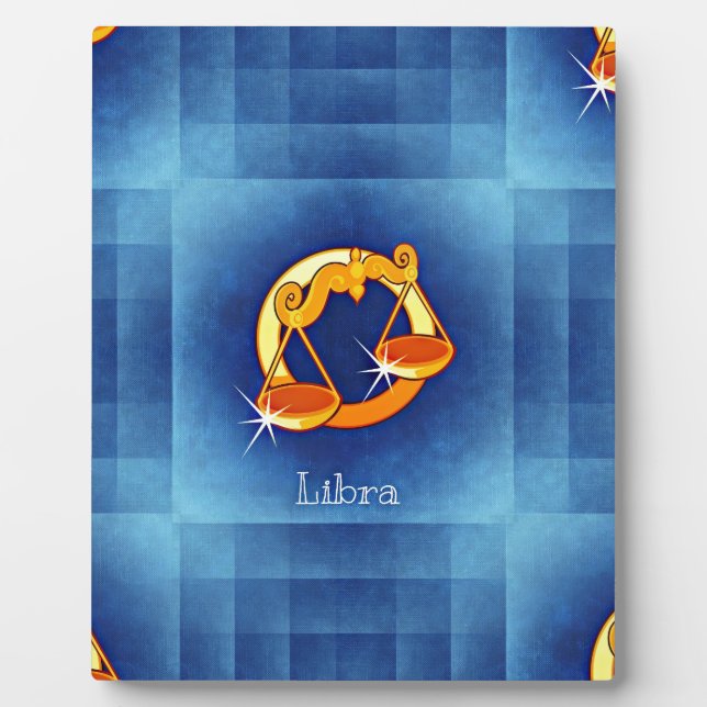 libra horoscope plaque (Front)