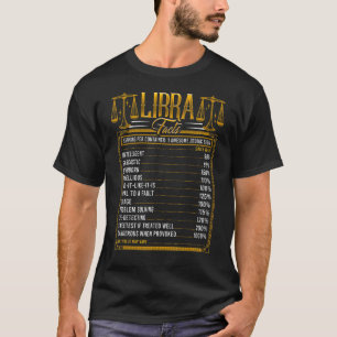 Libra Horoscope Zodiac Facts Traits Rules Astrolog T-Shirt
