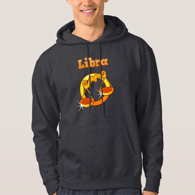 Libra illustration hoodie (Front)