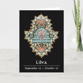Libra Khamsa Note Card