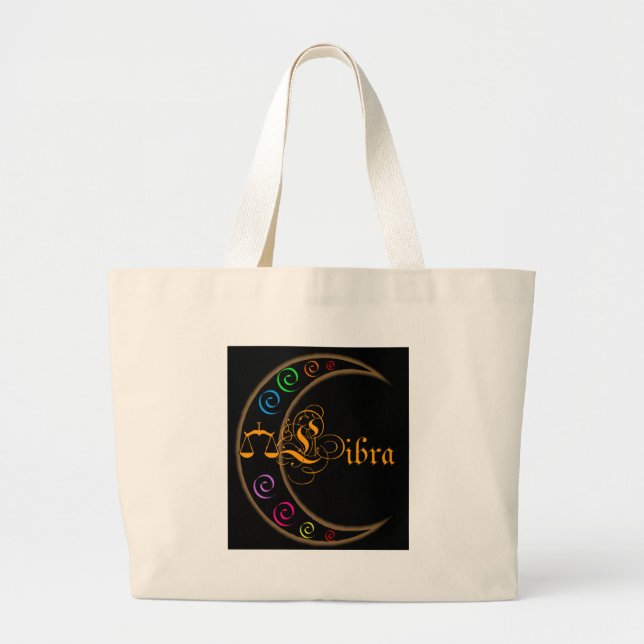 Libra Large Tote Bag (Front)