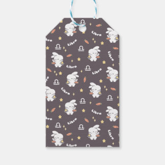 Libra Loppi Tokki Bunny Zodiac Pattern II Gift Tags