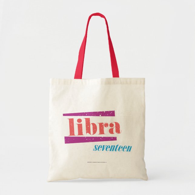 Libra LtPink Tote Bag (Front)