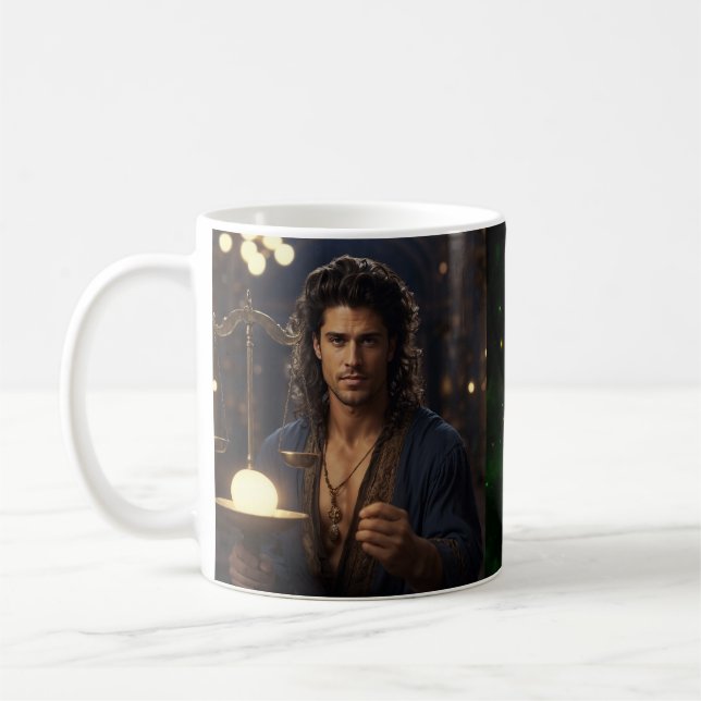 Libra Male Astrological Coffee Mug (Left)