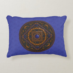 Libra Mandala Accent Pillow