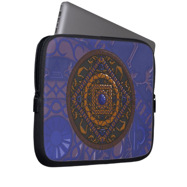 Libra Mandala Laptop Case (Front Right)