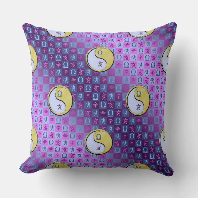 Libra & Metal Boar Cushion (Front)
