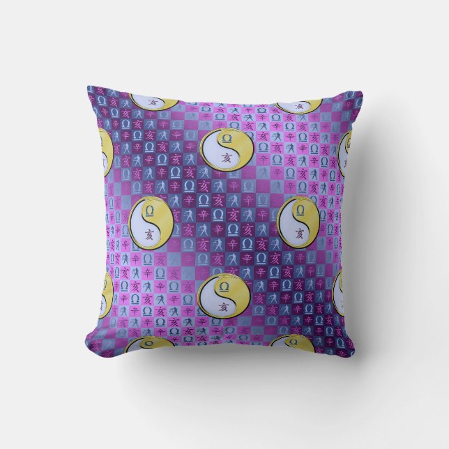 Libra & Metal Boar Cushion (Front)