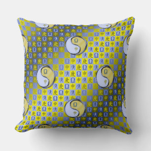 Libra & Metal Monkey Cushion