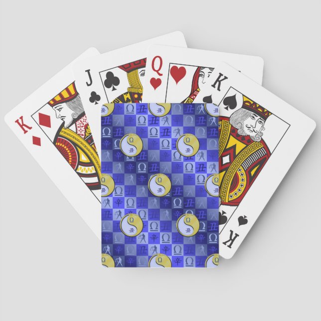Libra & Metal Ox Playing Cards (Back)