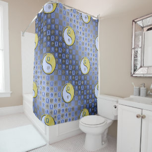Libra & Metal Rabbit Shower Curtain