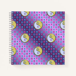 Libra & Metal Rooster Notebook