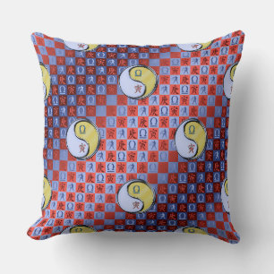 Libra & Metal Tiger Cushion