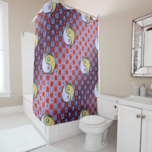 Libra & Metal Tiger Shower Curtain