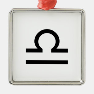 Libra Metal Tree Decoration