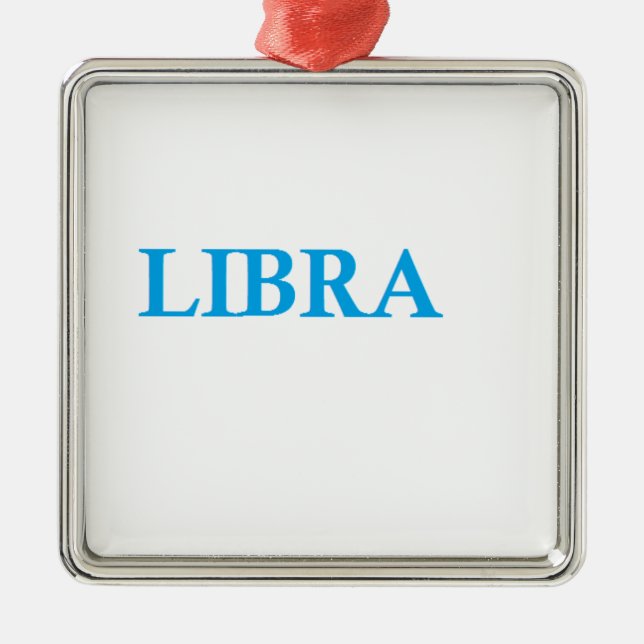 libra metal tree decoration (Front)