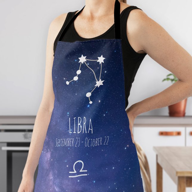 Libra | Personalised Zodiac Constellation Apron (Creator Uploaded)