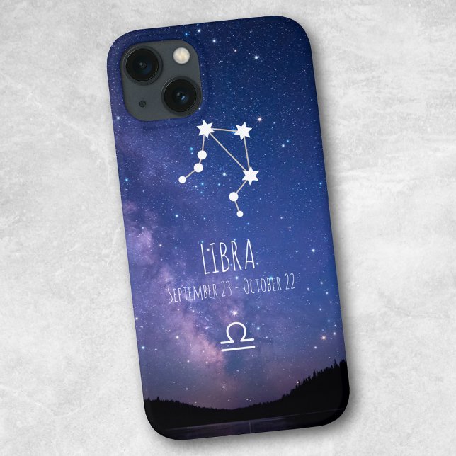 Libra | Personalised Zodiac Constellation iPhone Case (Creator Uploaded)
