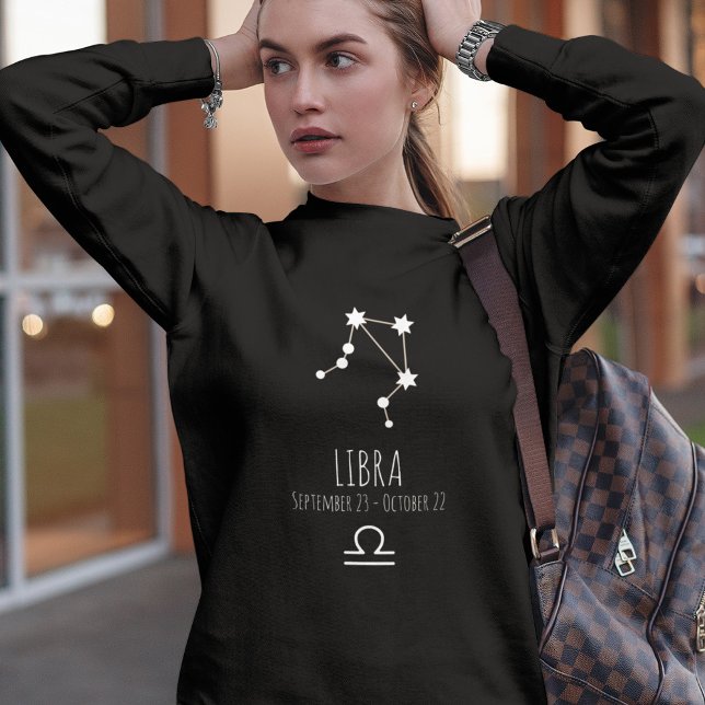 Libra | Personalised Zodiac Constellation Sweatshirt (Creator Uploaded)