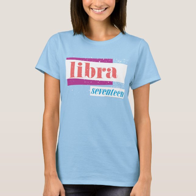 Libra Pink T-Shirt (Front)