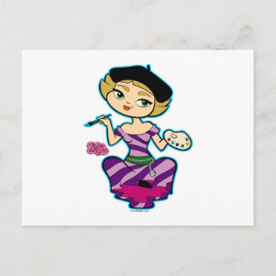 Libra Postcard