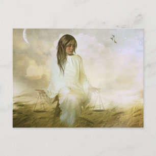Libra Postcard