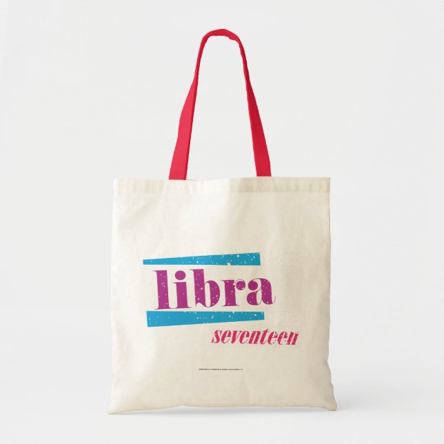 Libra Purple Tote Bag (Front)