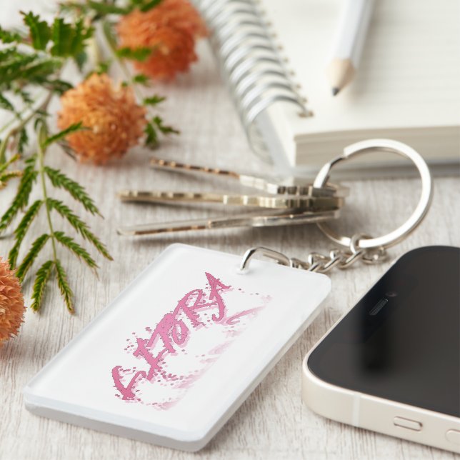 Libra Reflection Key Ring (Front Right)