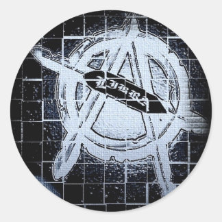 Libra Round Bumper/Window Sticker