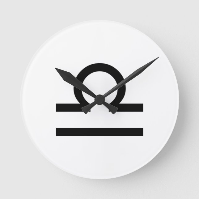 Libra Round Clock (Front)