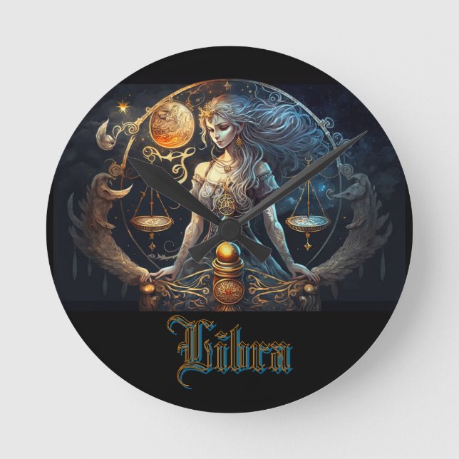 Libra Round Clock (Front)