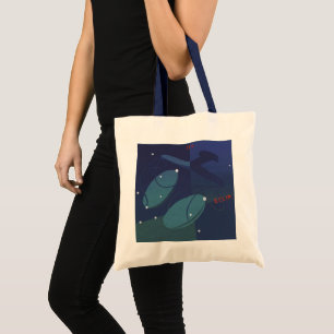 Libra Scale Constellation Vintage Zodiac Astrology Tote Bag