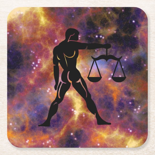 libra scales coasters (Front)