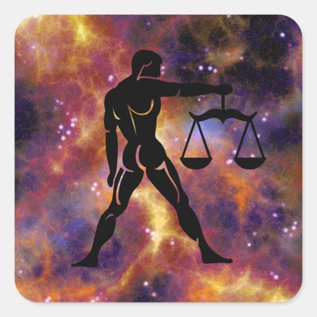 libra scales stickers (Front)