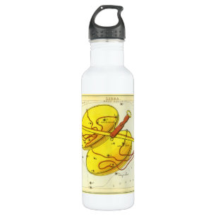 Libra Scales Vintage Constellation Urania's Mirror 710 Ml Water Bottle