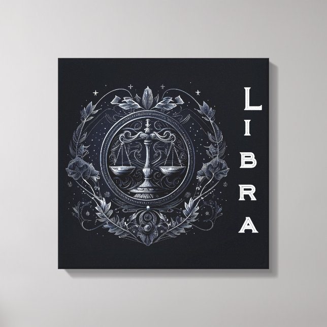 Libra—September 23-October 22  Canvas Print (Front)