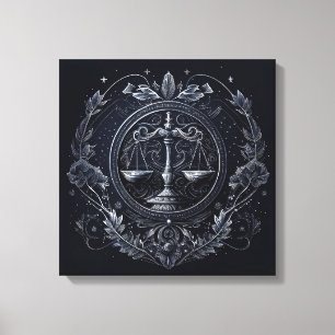 Libra—September 23-October 22 Canvas Print