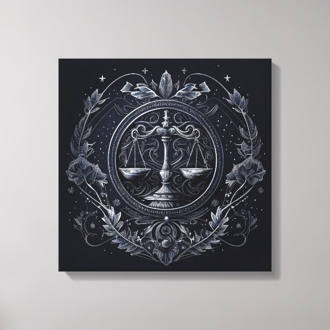 Libra—September 23-October 22  Canvas Print (Front)