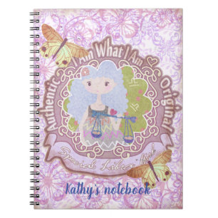 Libra signs. Personalised. notebook