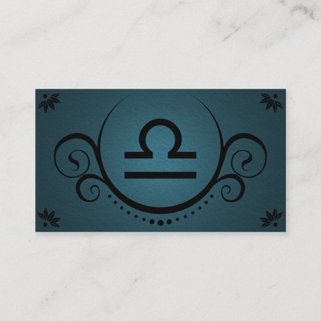 libra sophistications business card (Front)