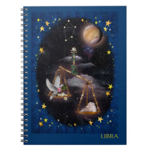Libra Spiral Notebook