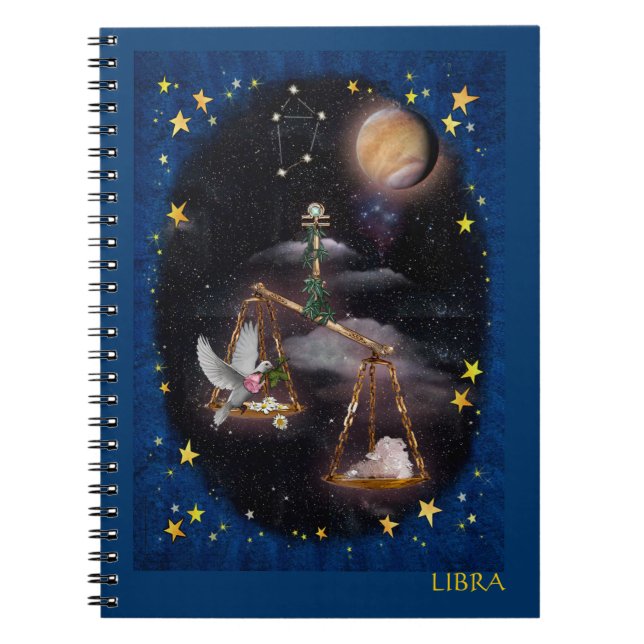 Libra Spiral Notebook (Front)