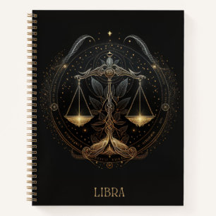 Libra Spiral Notebook