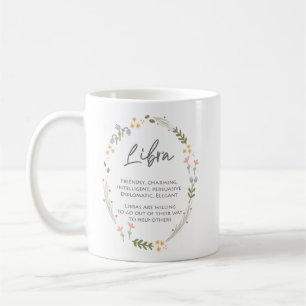 Libra Star Sign October Birthday Gift Coffee Mug