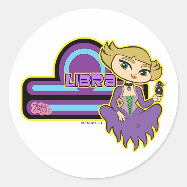 Libra Stickers (Front)