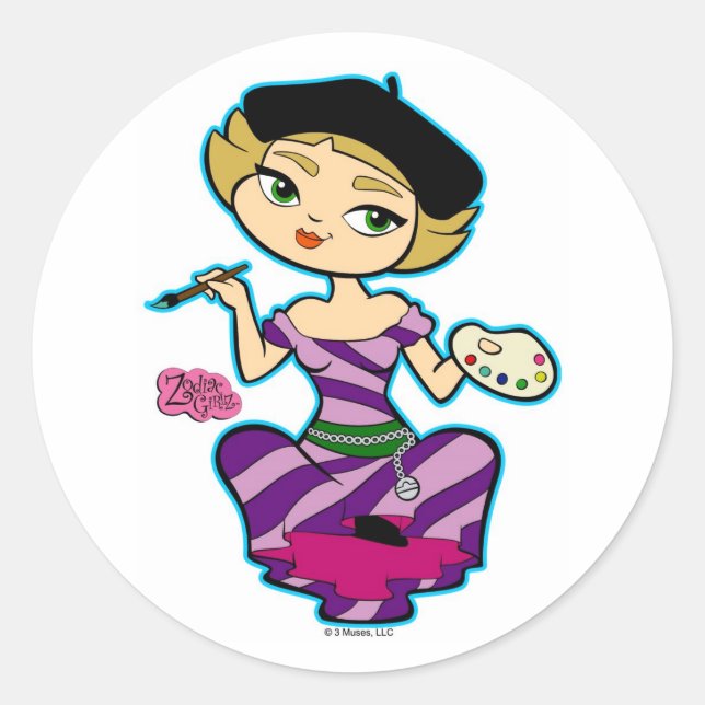 Libra Stickers (Front)